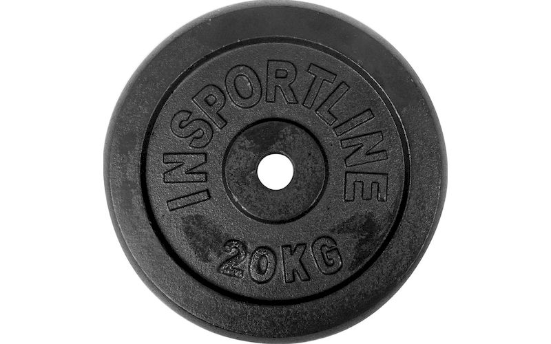 Δίσκος InSPORTline Castblack INS-747 20 kg για Μπάρα Ø30mm από Μαντέμι