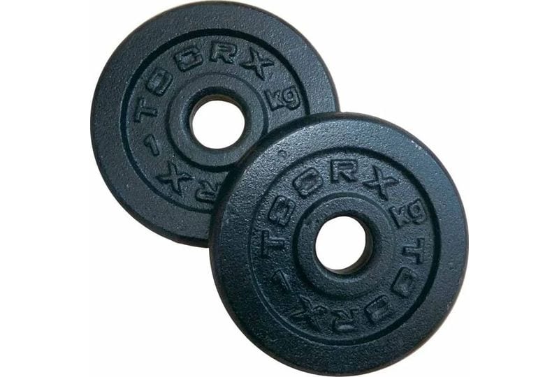Δίσκος Toorx 1 kg για Μπάρα Ø25mm Μεταλλικός από Μαντέμι