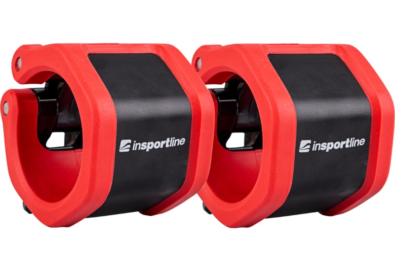 Κολάρο Ασφαλείας Ολυμπιακού Τύπου Φ50mm InSPORTline CL-27 2 Τμχ από Πυκνό Νάιλον - Κόκκινο