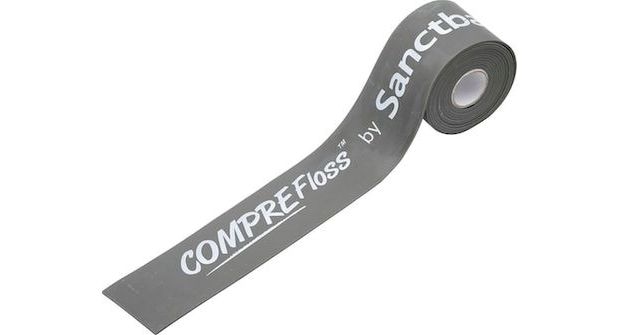 Λάστιχο Γυμναστικής Sanctband Floss Band Πολύ Σκληρό - Γκρι