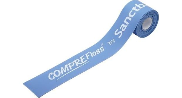 Λάστιχο Γυμναστικής Sanctband Floss Band Μέτριο - Μπλε