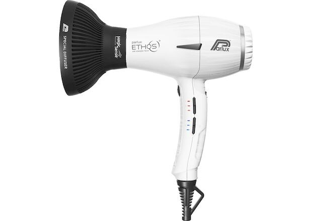 Σεσουάρ Μαλλιών Parlux Ethos Ψηφιακό 2300 W Matt White με Φυσούνα MagicSense®