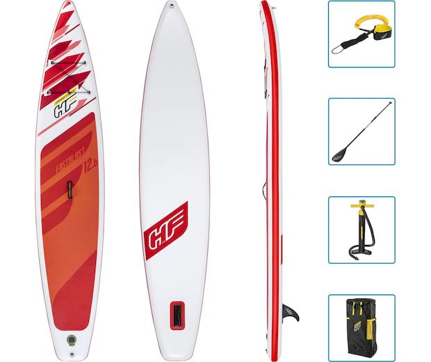 Φουσκωτή Σανίδα Sup Bestway Hydro-Force Fastblast Tech 381x76cm - Κόκκινη