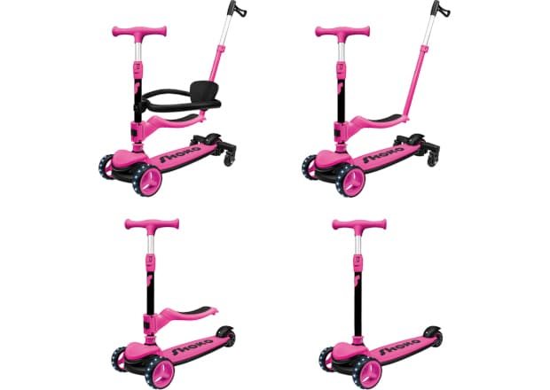 Παιδικό Πατίνι Shoko Prime 4 In 1 Plus για 12+ Μηνών - Ροζ