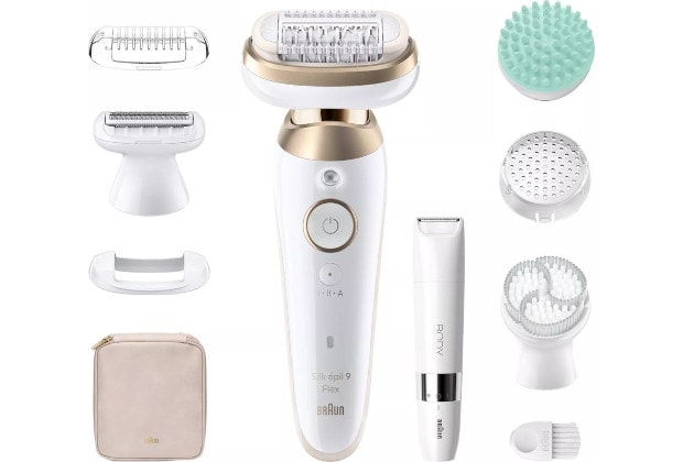 Αποτριχωτική Μηχανή BRAUN Silk-épil 9 Flex SkinSpa 9-482 3D για Υγρή & Στεγνή Χρήση