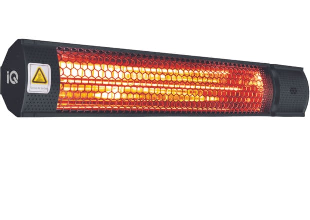 Θερμάστρα Αλογόνου iQ HT-1497 Black 2KW