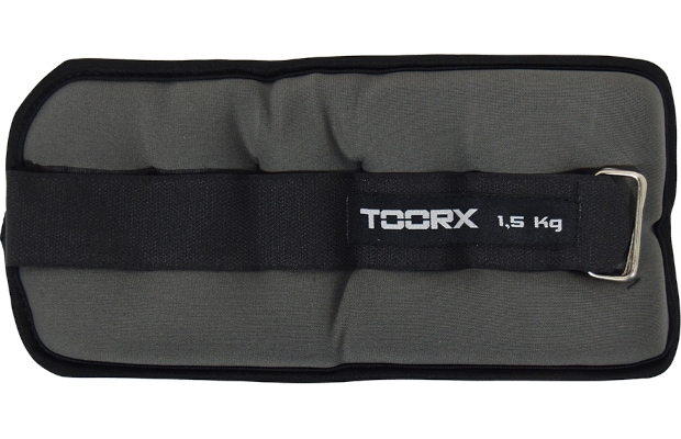 Βαράκια Άκρων 2 x 1.5kg Σταθερού Βάρους Toorx AHF-073 από Νεοπρένιο - Γκρι/Μαύρο
