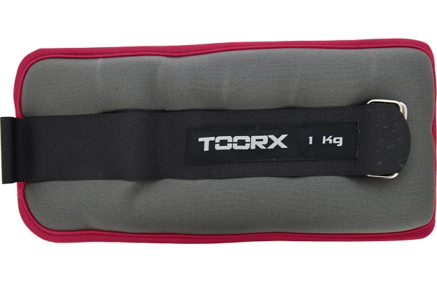 Βαράκια Άκρων 2 x 2kg Σταθερού Βάρους Toorx AHF-094 από Νεοπρένιο - Γκρι/Κόκκινο