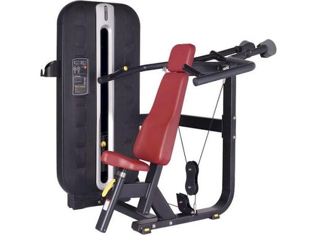 Πολυόργανο Viking MCF-003 Πρέσα Ώμων με Ενσωματωμένα Βάρη - Μαύρο/ Κόκκινο