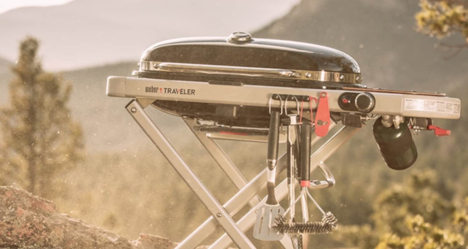 Ψησταριά Υγραερίου WEBER Traveler με 1 Εστία Μαύρο Ψησταριά Υγραερίου WEBER Traveler με 1 Εστία Μαύρο
