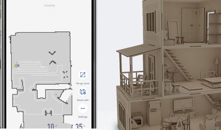 Διαδικασία χαρτογράφησης
Σκούπα Ρομπότ ROHNSON MAMBA RM-01 με Χαρτογράφηση και WiFi Μαύρο