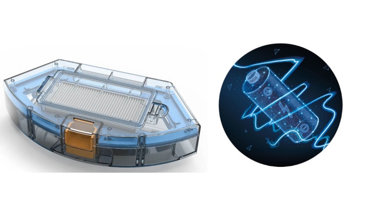 Super dustbin & Super long battery life
Σκούπα Ρομπότ ROHNSON MAMBA RM-01 με Χαρτογράφηση και WiFi Μαύρο