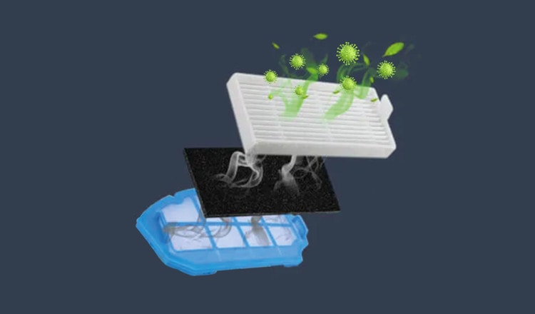 Hepa 14
Σκούπα Ρομπότ ROHNSON MAMBA RM-01 με Χαρτογράφηση και WiFi Μαύρο