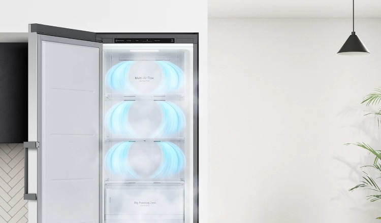LG Καταψύκτης GFE41PZGSZ & Ψυγείο GLT51PZGSZ Combo Thor Inox