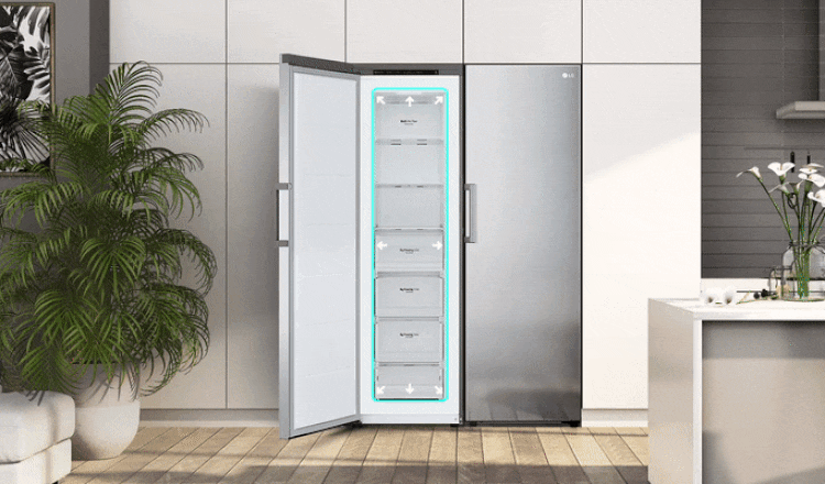 LG Καταψύκτης GFE41PZGSZ & Ψυγείο GLT51PZGSZ Combo Thor Inox