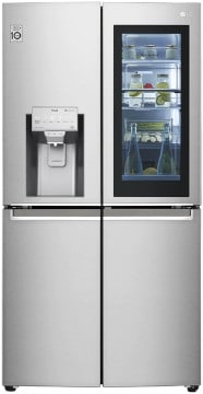 Ψυγείο Ντουλάπα LG GMX945NS9F 638Lt Multi Door Total No Frost με InstaView, Door-in-Door®, NatureFRESH™, Multi Air Flow, Pure N Fresh, WiFi, DoorCooling+™, UV Nano, Inoxί
