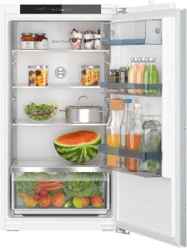 Εντοιχιζόμενο Μονόπορτο Ψυγείο BOSCH KIR31VFE0 Series 4 165 Lt MultiBox XXL, EcoAirflow, SuperCooling