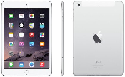 Apple iPad Mini 3 4G LTE Silver MGJ32TY/A