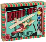 Ξύλινη κατασκευή Aeroplane Construction Kit & Paint Set