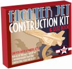 Ξύλινη Κατασκευή Fighter Jet Construction Kit & Quiz Book