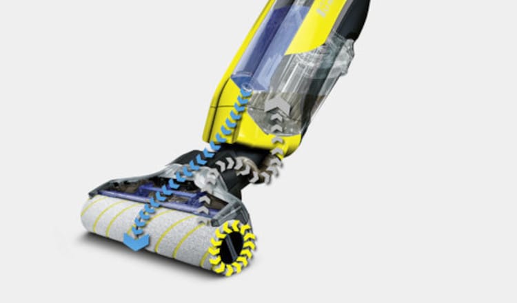 Μηχανή Καθαρισμού Σκληρών Δαπέδων KARCHER FC 5 10556010 25.2 V Κίτρινο



