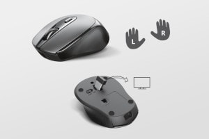 Ozaa Rechargeable Wireless Mouse - white