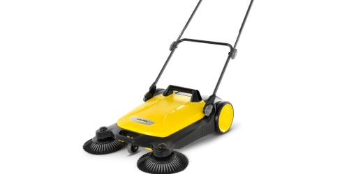 Χειροκίνητο Σάρωθρο KARCHER S 4 Twin με Κάδο 20 Lt Κίτρινο

