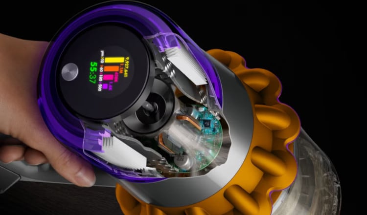 Σκούπα Stick DYSON 394451-01 V15 DETECT Absolute 0.76 L 25.2 V Ασημί