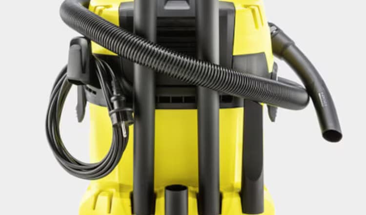 Σκούπα Υγρών και Στερεών KARCHERR WD 4 S V-20/5/22 1000 W με Κάδο 20 lt Κίτρινο
