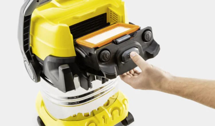 Σκούπα Υγρών και Στερεών KARCHER WD 5 V-25/5/22 1100 W με Κάδο 25 lt Κίτρινο