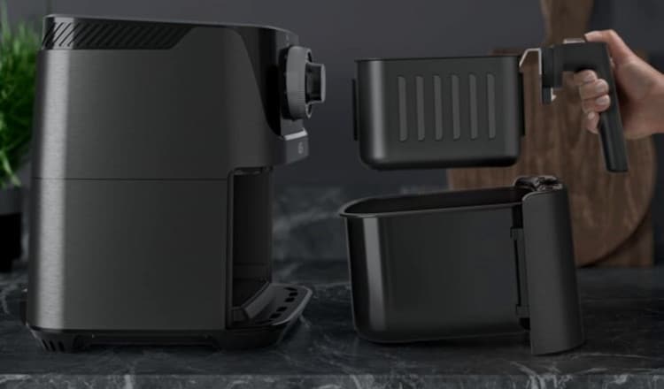Φριτέζα Αέρος AEG AF5-1-4GB με Αποσπώμενο Κάδο 1350 W 2.5 L Μαύρο Φριτέζα Αέρος AEG AF5-1-4GB με Αποσπώμενο Κάδο 1350 W 2.5 L Μαύρο