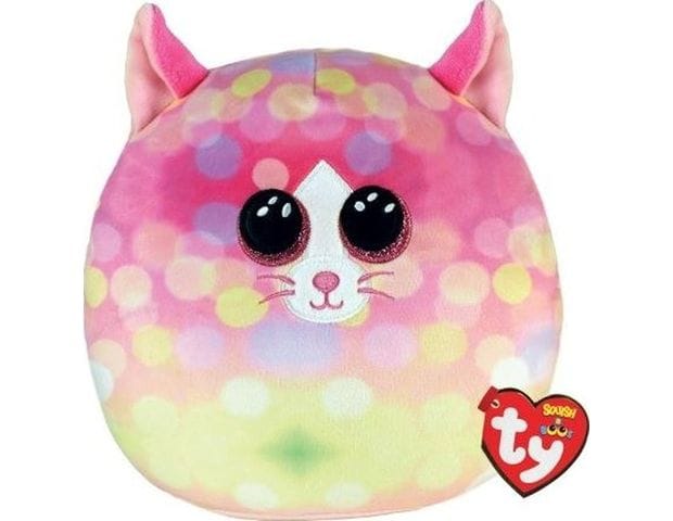 Λούτρινο TY Beanie Γάτα Πολύχρωμη 25εκ