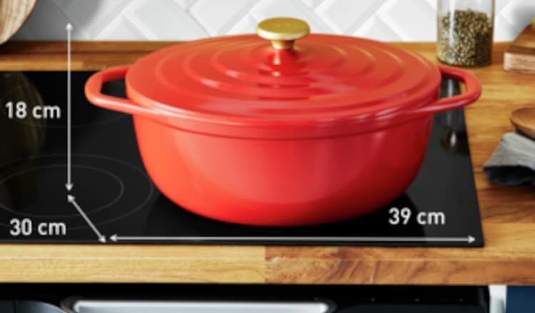 Γάστρα TEFAL E2548904 30 x 23 cm Κόκκινο Γάστρα TEFAL E2548904 30 x 23 cm Κόκκινο
