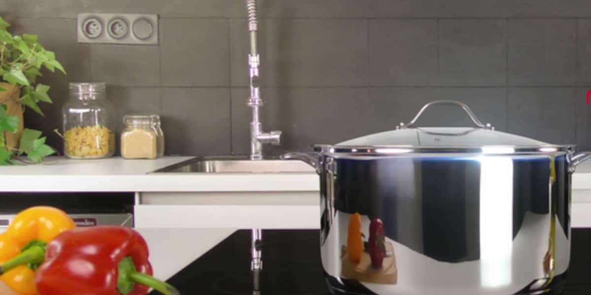 Κατσαρόλα Βαθιά TEFAL B8646904 από Ανοξείδωτο Ατσάλι 30 cm Inox





