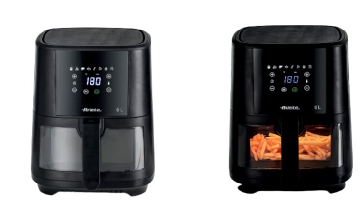 Φριτέζα Αέρος ARIETE 00C462600AR0 με Αποσπώμενο Κάδο 6 L 1300 W Μαύρο Φριτέζα Αέρος ARIETE 00C462600AR0 με Αποσπώμενο Κάδο 6 L 1300 W Μαύρο