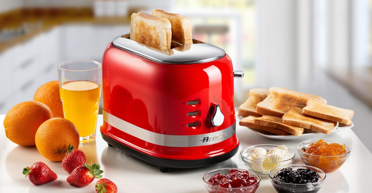 Φρυγανιέρα ARIETE 149/10 2 Θέσεων 815 W Κόκκινο

