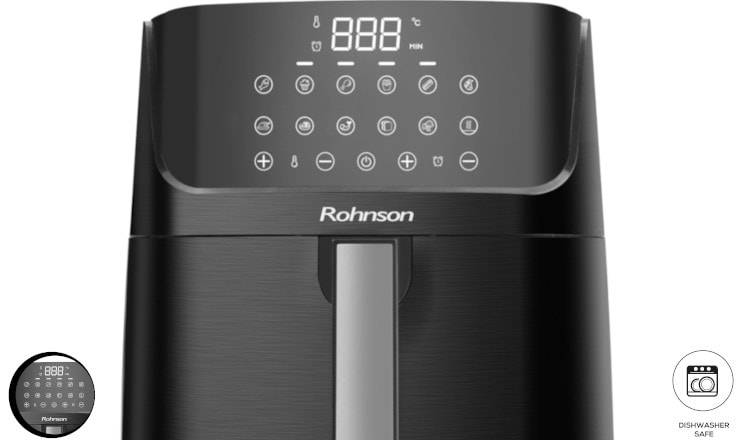 Φριτέζα Αέρος ROHNSON R-2843 1800 W με Αποσπώμενο Κάδο 7 L Μαύρο
Φριτέζα Αέρος ROHNSON R-2843 1800 W με Αποσπώμενο Κάδο 7 L Μαύρο
