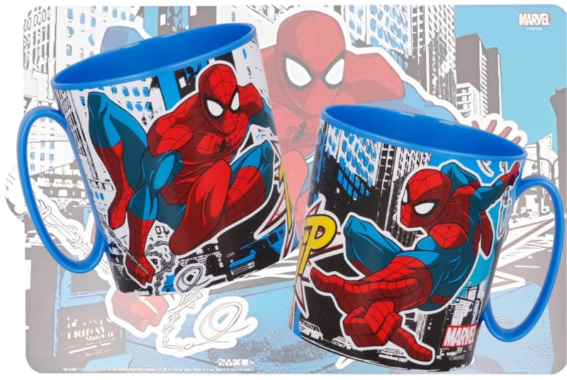 TAZZA SPIDERMAN 350 ML IN PLASTICA