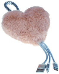 Καλώδιο-μπρελόκ FunkyFish Babe USB σε Micro-USB και Lightning - 9 cm