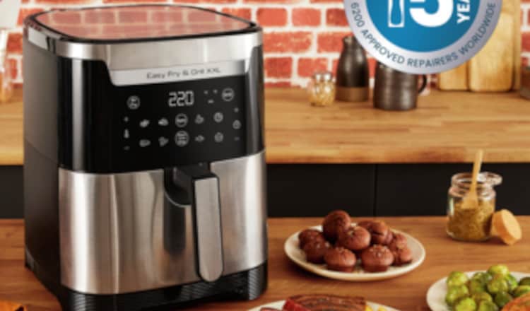  TEFAL Easy Fry & Grill XXL Inox Φριτέζα αέρος EY801D

