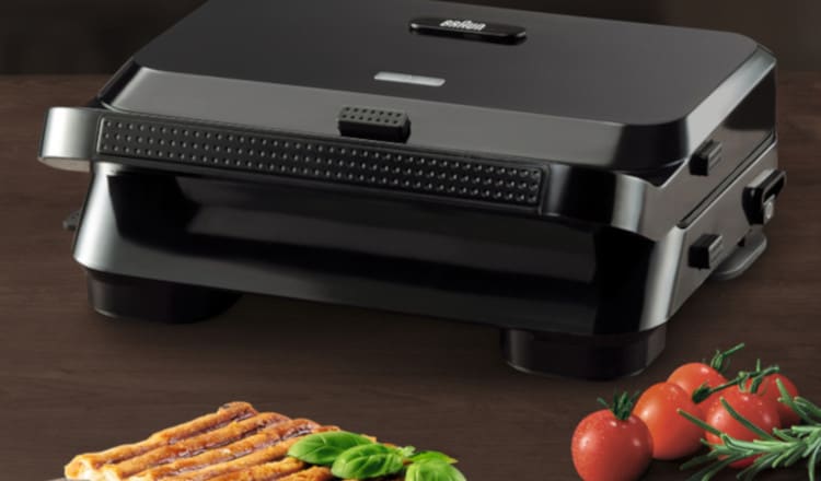 Τοστιέρα Σαντουιτσιέρα BRAUN SnackMaker 5 SM5001 800 W Μαύρο