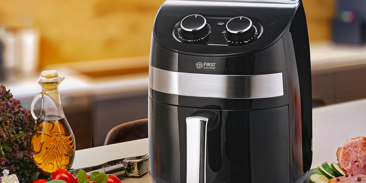 Φριτέζα Αέρος FIRST AUSTRIA FA-5053-2 με Αποσπώμενο Κάδο 1000 W 3.2 L Μαύρο

