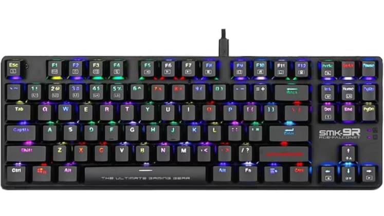 Armaggeddon MKA-2C Neo Psychraven Gaming Μηχανικό Ενσύρματο Πληκτρολόγιο Tenkeyless με Custom Brown διακόπτες και RGB φωτισμό Μαύρο (US)