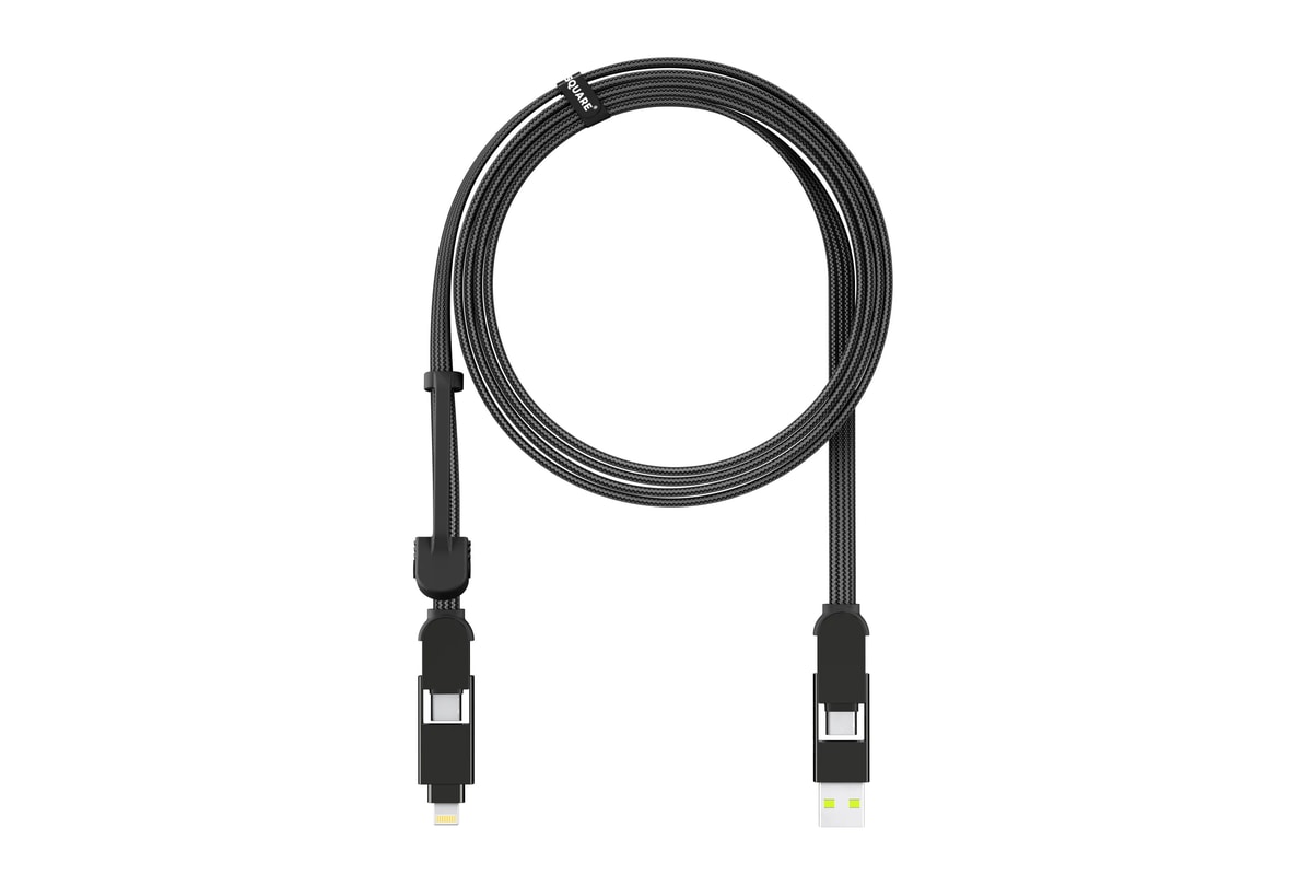 Καλώδιο Φόρτισης Rolling Square inCharge XL 6-in-1 100W 2m - Urban Black