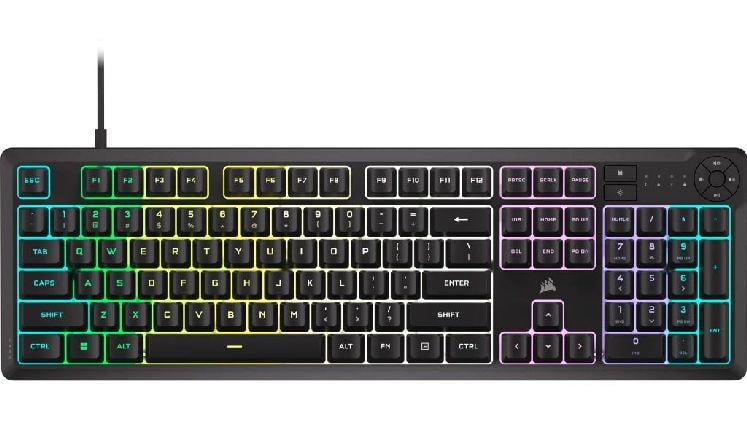 Corsair K55 Core RGB Gaming Ενσύρματο Πληκτρολόγιο - Μαύρο