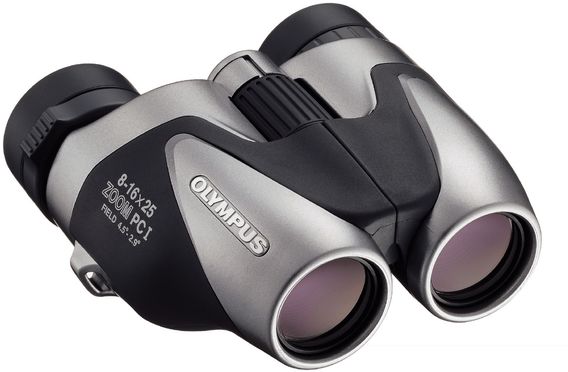Κιάλια Olympus 8-16x25mm Zoom PC I - Ασημί/Μαύρο