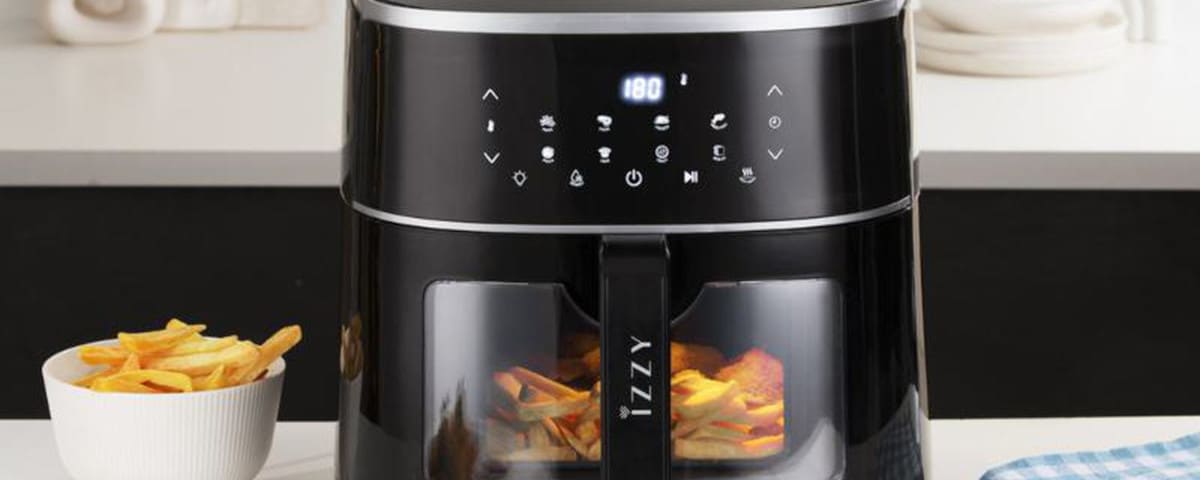 Digital Air Fryer 6Lt with Window IZ-8217


