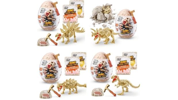 Αυγό Gama Brands Dino Fossil Series 1 Με Δεινόσαυρο (4 Σχέδια)