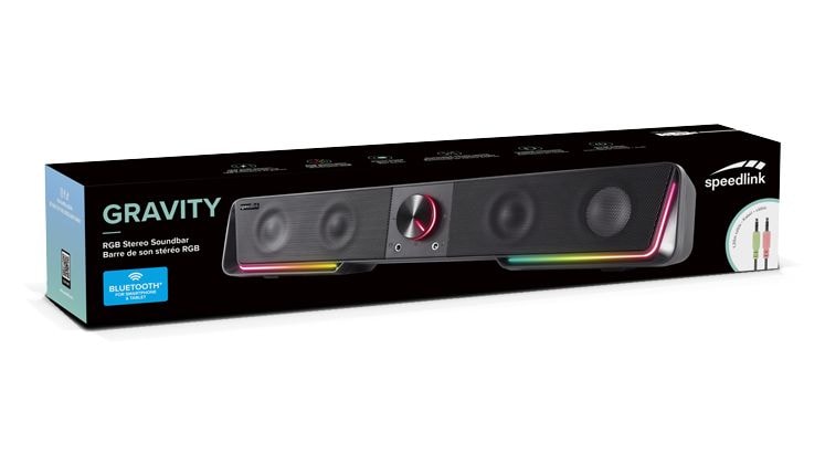 Speedlink SL-830200-BK Soundbar 12W - Μαύρο
