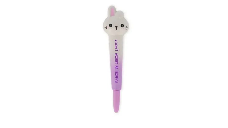 Στυλό Gel Legami Squeezies Bunny 1.0 mm Μαύρο